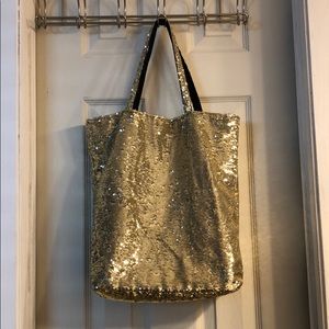 Gold sequence bag